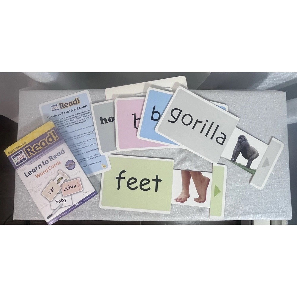 Your Baby Can Read Early Language Development System Word REVIEW & 50 Game Cards - Picture 4 of 6